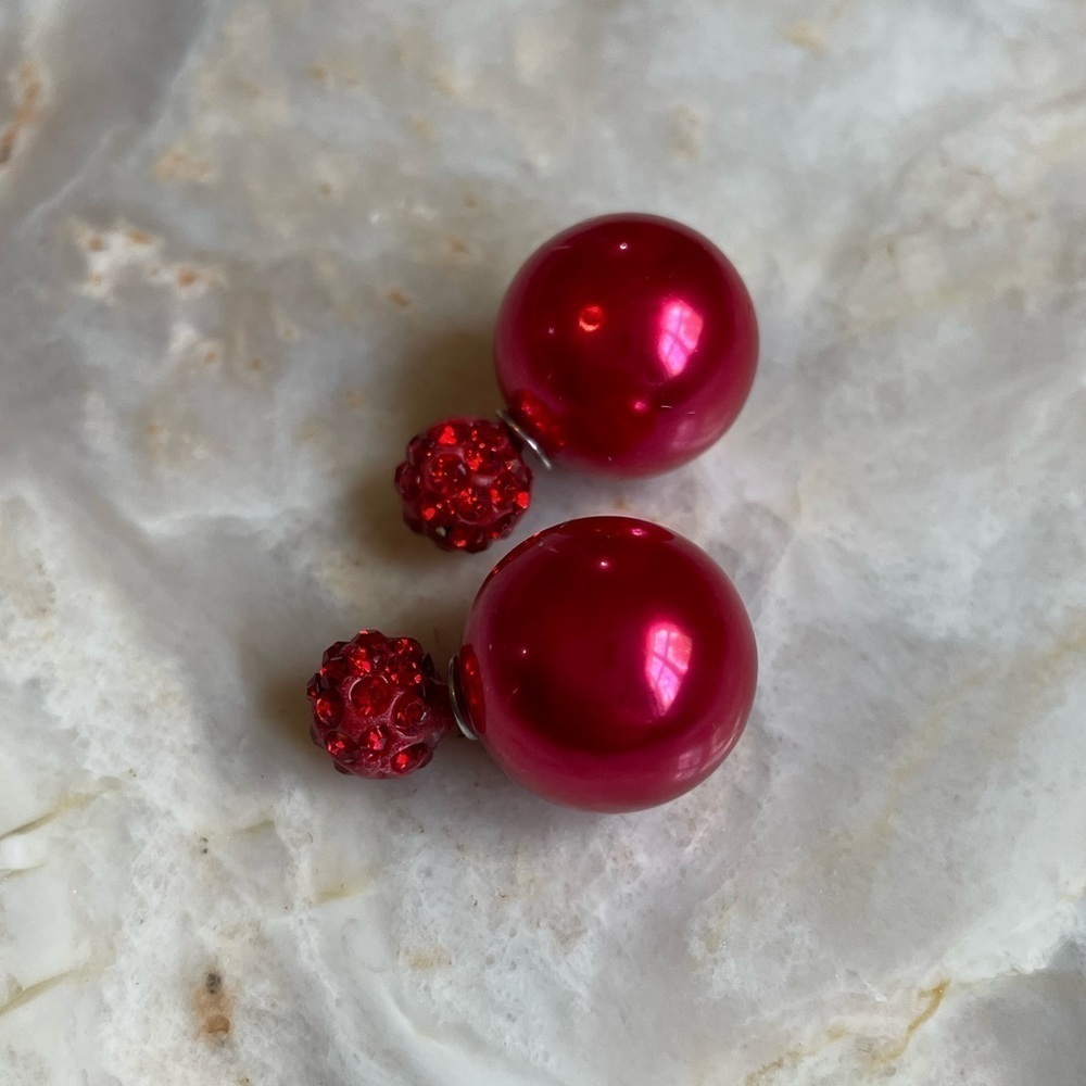 RED Double Sided Studs